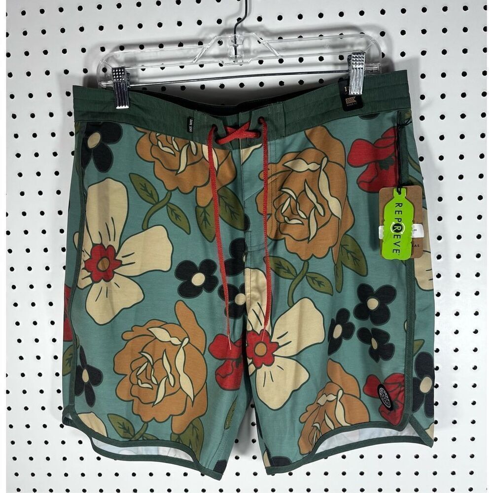 Dark Seas floral board shorts